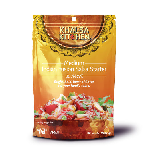 Khalsa Salsa Indian Fusion Salsa Starter Sauce - Medium