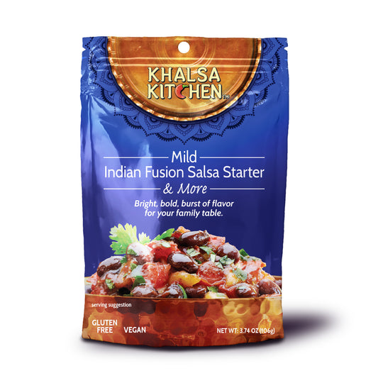 Khalsa Salsa Indian Fusion Salsa Starter Sauce - Mild 3-Pack