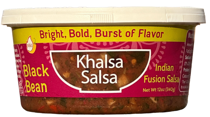 Delicious Gluten Free Vegan-Mild Black Bean Indian Fusion Salsa